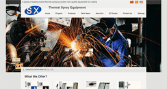 Desktop Screenshot of chinathermalspraying.com