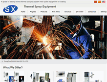 Tablet Screenshot of chinathermalspraying.com